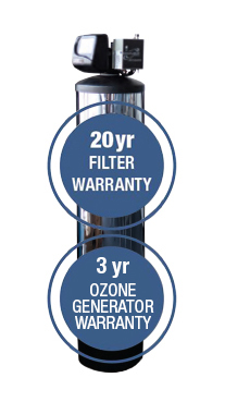 Excalibur Ozone Enhanced Premium Zentec Hybrid Capsulate Chemical Free Iron and Sulphur Filter